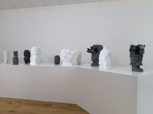 Installation view, Stefan Rinck: Semigods of the Jockey Club, July 28 - September 11, 2022, Skarstedt, East Hampton, NY. © Stefan Rinck. Photo: John Berens.