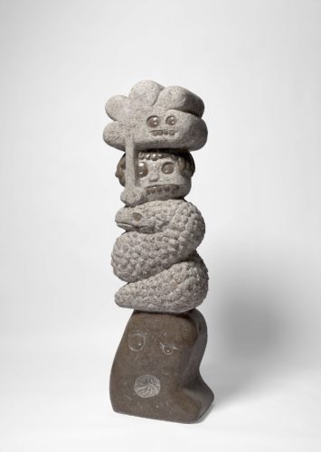 Diary of a Day, 2022, Cairo Grey Marble, 152 x 50 x 31. Photo: Matthias Kolb.
