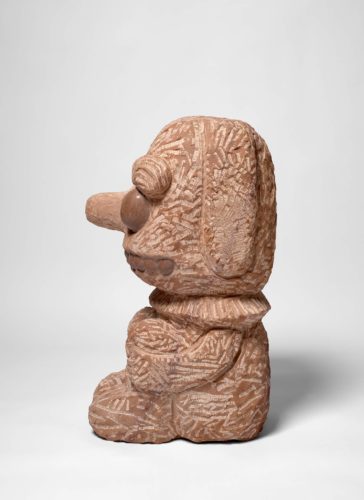 Jean-Jacques, 2022, Sandstone, 82 x 50 x 41 cm. Photo: Matthias Kolb.