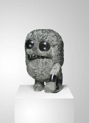 Lifeguard, 2022, Diabase, 50 x 30 x 20 cm. Photo: Matthias Kolb.