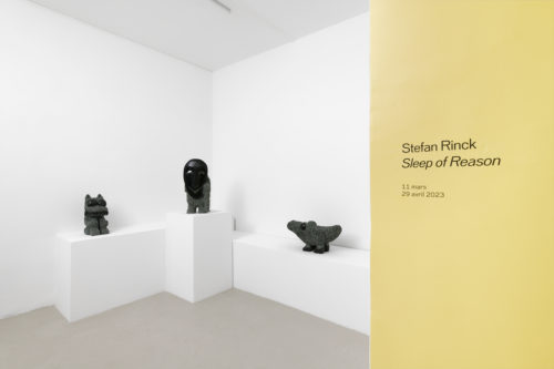 Installation view, Stefan Rinck: Sleep of Reason, 2023, Semiose, Paris. Photos A. Mole. Courtesy Semiose, Paris.