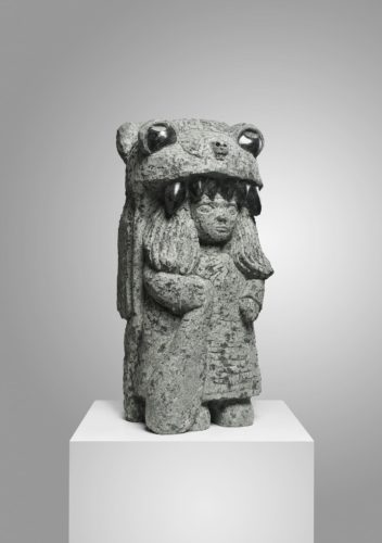 Stefan Rinck, Hermine, 2023, Diabase, 60 x 27 x 23 cm, Photo Matthias Kolb. Courtesy Sorry We're Closed and the artist.