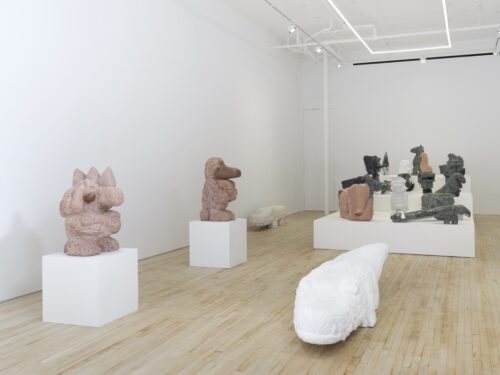 Installation View: Stefan Rinck, Early Birds and Late Night Lizards, 2023, New York © Courtesy of Nino Mier Gallery