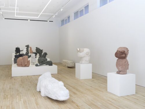 Installation View: Stefan Rinck, Early Birds and Late Night Lizards, 2023, New York © Courtesy of Nino Mier Gallery