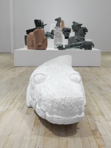 Installation View: Stefan Rinck, Early Birds and Late Night Lizards, 2023, New York © Courtesy of Nino Mier Gallery