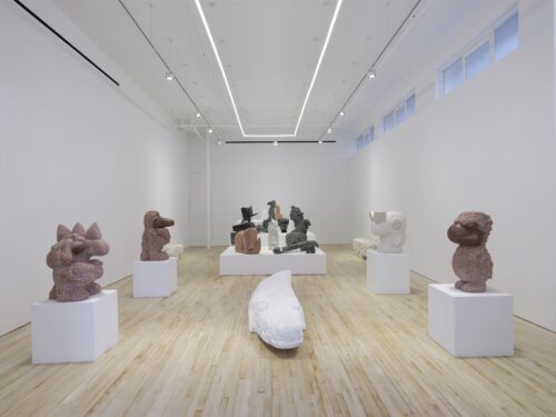 Installation View: Stefan Rinck, Early Birds and Late Night Lizards, 2023, New York © Courtesy of Nino Mier Gallery