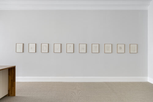 Installation view "The Four Seasons of My Soul" at Sorry We're Closed, Brussels, 17.01.-08.03.2025. Photo: Hugard & Vanoverschelde.