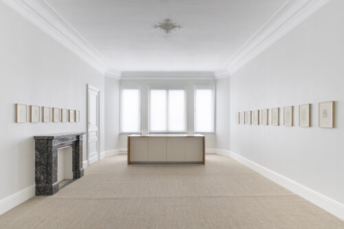 Installation view "The Four Seasons of My Soul" at Sorry We're Closed, Brussels, 17.01.-08.03.2025. Photo: Hugard & Vanoverschelde.