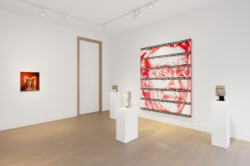Installation view "On Ugliness: Medieval and Contemporary" at Skarstedt, London. Courtesy Skarstedt and the artist.