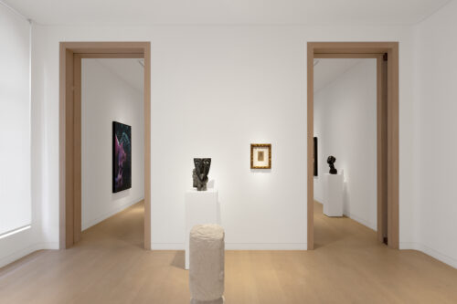 Installation view "On Ugliness: Medieval and Contemporary" at Skarstedt, London. Courtesy Skarstedt and the artist.