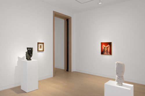 Installation view "On Ugliness: Medieval and Contemporary" at Skarstedt, London. Courtesy Skarstedt and the artist.